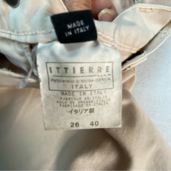 Dolce & Gabbana Vintage Women’s Blush Mid Rise Pintuck Cotton Pants Size 26/40 - Picture 13 of 14